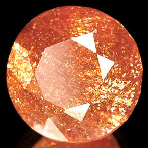 Piedrasol Naranja natural de 2.53 ct, Transparente, Transparente / Translúcido
