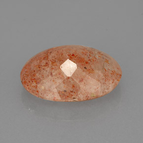 Piedra sol naranja natural de 4,70 ct, transparente, transparente / translúcido