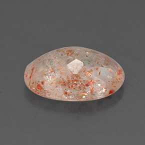 Piedra sol naranja natural de 2,27 ct, transparente, transparente / translúcido