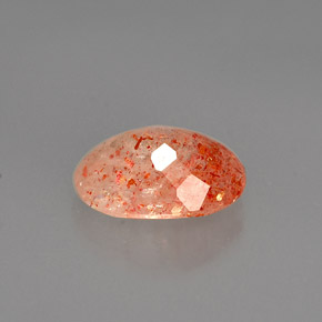 Piedra sol naranja natural de 1,75 ct, transparente, transparente / translúcido