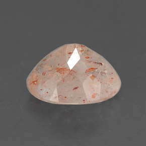 Piedra sol naranja natural de 1,01 ct, transparente, transparente / translúcido
