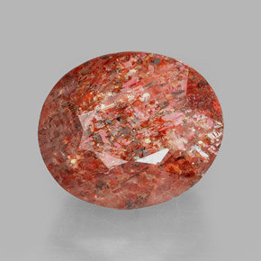 Piedra sol naranja natural de 2,75 ct, transparente, transparente / translúcido
