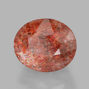 Piedra sol naranja natural de 2,75 ct, transparente, transparente / translúcido