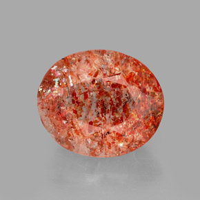 Piedra sol naranja natural de 1,70 ct, transparente, transparente / translúcido