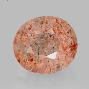Piedra sol naranja natural de 2,80 ct, transparente, transparente / translúcido