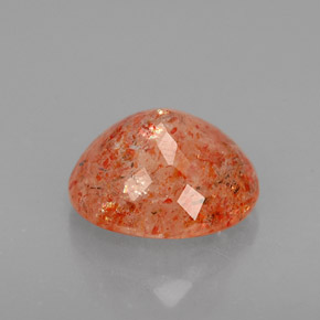 Piedrasol Naranja natural de 1.69 ct, Transparente, Transparente / Translúcido