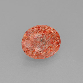 Piedra sol naranja natural de 1,46 ct, transparente, transparente / translúcido