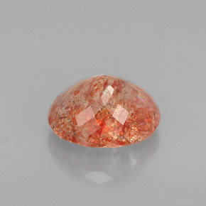 Piedra sol naranja natural de 1,62 ct, transparente, transparente / translúcido