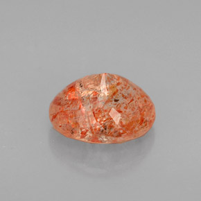Piedrasol Naranja natural de 1.56 ct, Transparente, Transparente / Translúcido