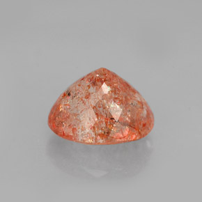 Piedra sol naranja natural de 1,46 ct, transparente, transparente / translúcido