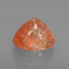 Piedrasol Naranja natural de 1.68 ct, Transparente, Transparente / Translúcido