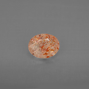 Piedrasol Naranja natural de 0.83 ct, Transparente, Transparente / Translúcido