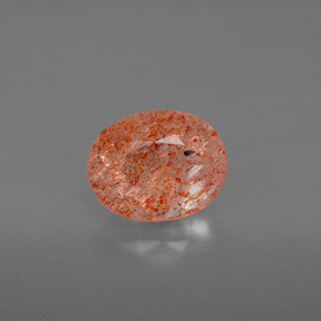 Piedrasol Naranja natural de 1.32 ct, Transparente, Transparente / Translúcido
