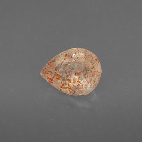 Piedrasol Naranja natural de 0.74 ct, Transparente, Transparente / Translúcido