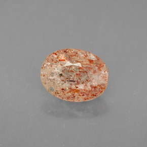 Piedra sol naranja natural de 1,02 ct, transparente, transparente / translúcido