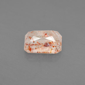 Piedrasol Naranja natural de 1.59 ct, Transparente, Transparente / Translúcido
