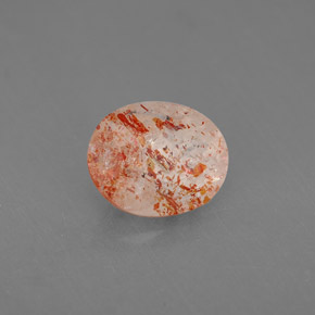 Piedra sol naranja natural de 1,34 ct, transparente, transparente / translúcido