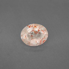 Piedrasol Naranja natural de 1.80 ct, Transparente, Transparente / Translúcido