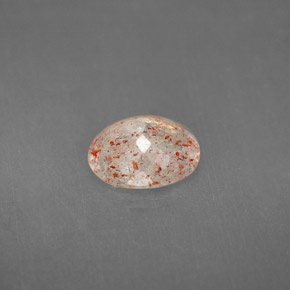 Piedra sol naranja natural de 1,68 ct, transparente, transparente / translúcido