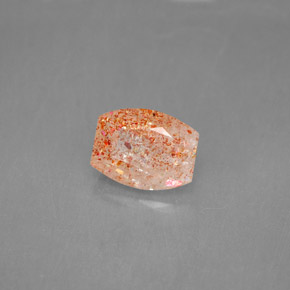 Piedrasol Naranja natural de 1.57 ct, Transparente, Transparente / Translúcido