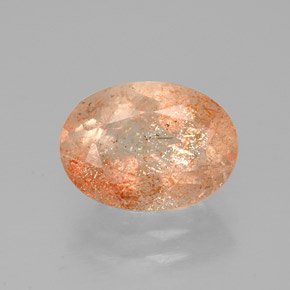 Piedrasol Naranja natural de 2.00 ct, Transparente, Transparente / Translúcido
