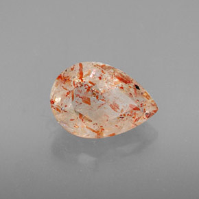 Piedrasol Naranja natural de 2.26 ct, Transparente, Transparente / Translúcido