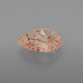 Piedrasol Naranja natural de 2.26 ct, Transparente, Transparente / Translúcido