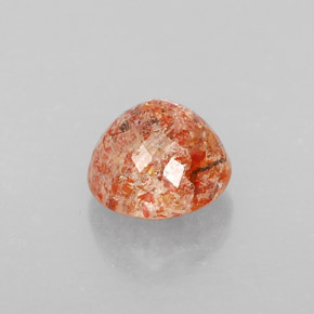Piedra sol naranja natural de 1,98 ct, transparente, transparente / translúcido