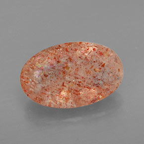 Piedra sol naranja natural de 4,06 ct, transparente, transparente / translúcido