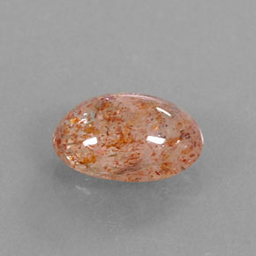 Piedra sol naranja natural de 2,18 ct, transparente, transparente / translúcido