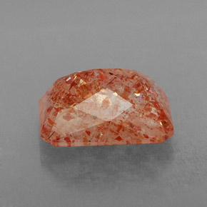 Piedra sol naranja natural de 1,77 ct, transparente, transparente / translúcido