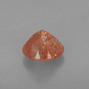 Piedrasol Naranja natural de 2.36 ct, Transparente, Transparente / Translúcido