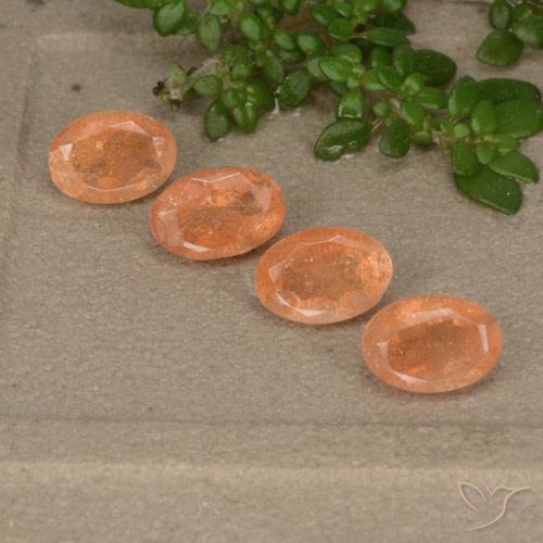 2.26ctw Natural Naranja melocotón vívido Piedrasol, Ovalada, Translúcido