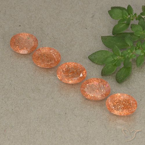 4.20ctw Natural Naranja medio Piedrasol, Ovalada, Translúcido