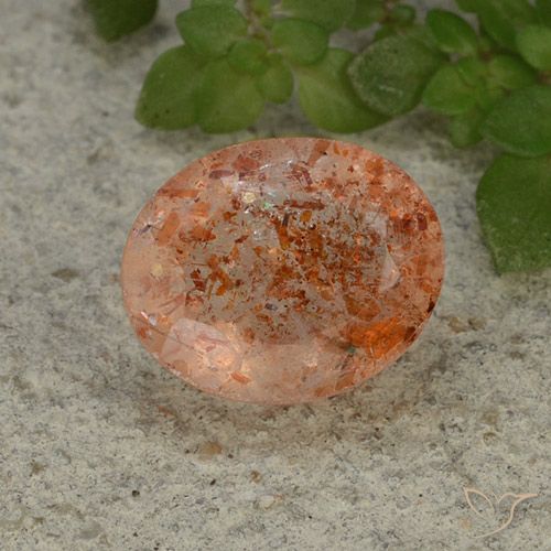 4.14ct Natural Naranja pomelo Piedrasol, Ovalada, Translúcido