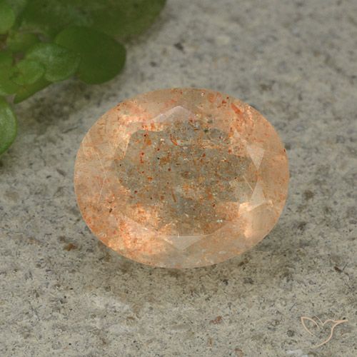 4.98ct Natural Naranja durazno claro Piedrasol, Ovalada, Translúcido