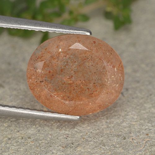 4.64ct Natural Naranja tigre claro Piedrasol, Ovalada, Translúcido