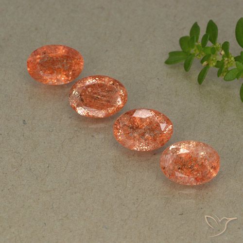 3.26ctw Natural Naranja jengibre Piedrasol, Ovalada, Translúcido