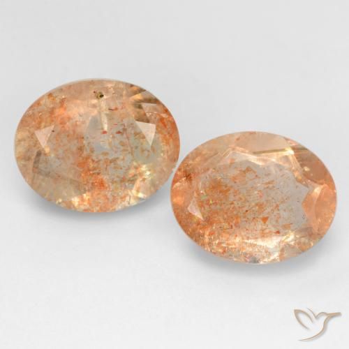 5.38ctw Natural Naranja durazno claro Piedrasol, Ovalada, Transparente