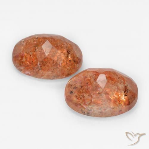 Gemas de Piedrasol Naranja pomelo natural de 4.99 ct, Ovalada, Translúcido