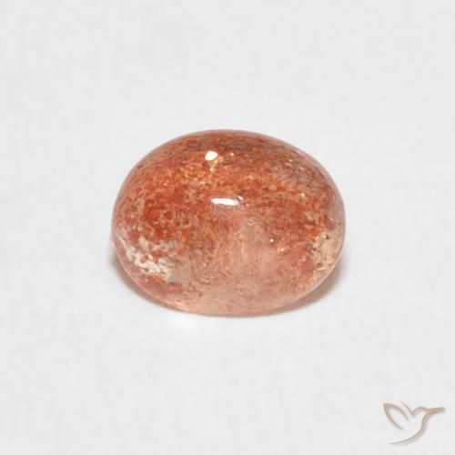 0.81ct Natural Naranja pomelo Piedrasol, Ovalada, Translúcido, Photo A