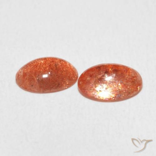 Gemas de Piedrasol Naranja pomelo natural de 1.80 ct, Ovalada, Translúcido