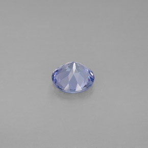 Tanzanita azul violeta natural de 0,82 ct, corte redondo, VS