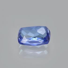 Tanzanita azul natural de 1,63 ct, corte cojín, VS