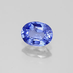 Tanzanita violeta natural de 0,77 ct, corte óvalo, VVS