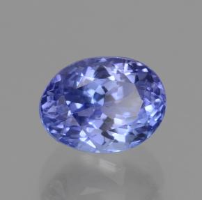 Tanzanita azul natural de 1,55 ct, corte óvalo, VS