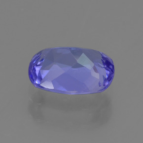 Tanzanita violeta natural de 1,34 ct, corte cojín, VVS-VS