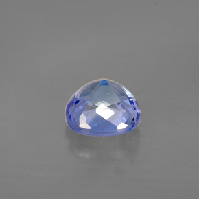 Tanzanita azul natural de 1,48 ct, corte cojín, VS