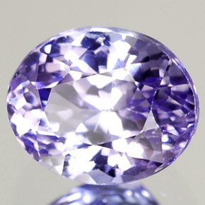 Tanzanita azul natural de 1,67 ct, corte óvalo, VVS-VS