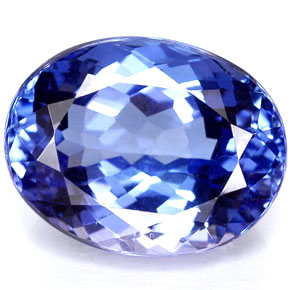 Tanzanita azul natural de 5,08 ct, corte óvalo, IF